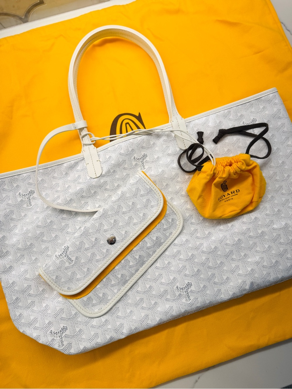 GOYARD 2026 Saint Louis PM tote with Pouch & Fastener